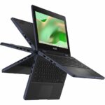 Asus Chromebook CZ11 Flip CZ1104FM2A-YZ42T 11.6" Touchscreen Rugged Convertible 2 in 1 Chromebook - HD - Octa-core (ARM Cortex A76 + Cortex A55) - 4 GB - 32 GB Flash Memory - Mineral Gray - Image 9